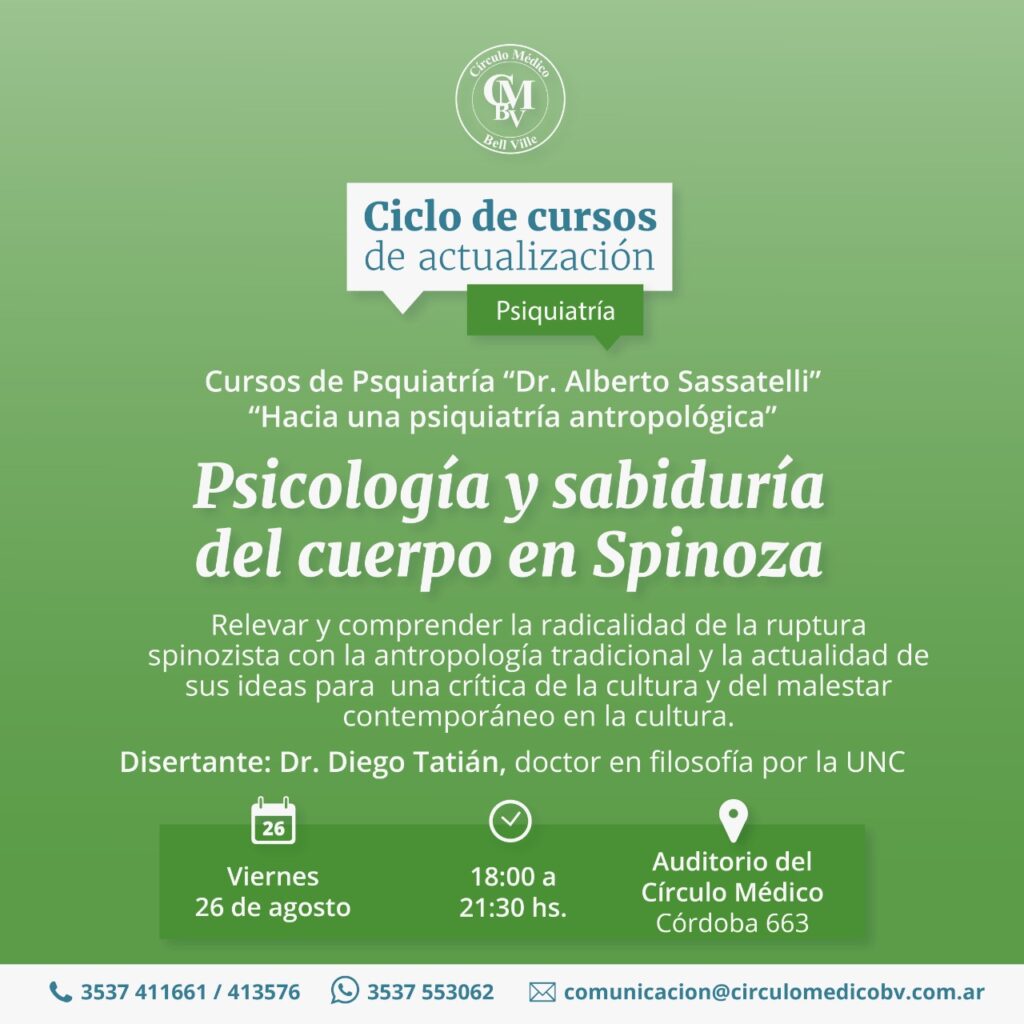 «Psicología y sabiduría del cuerpo en Spinoza»