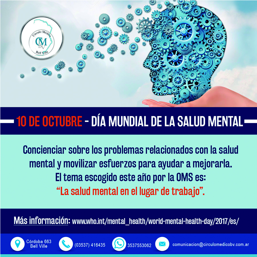 10 de Octubre – Día Mundial de la Salud Mental
