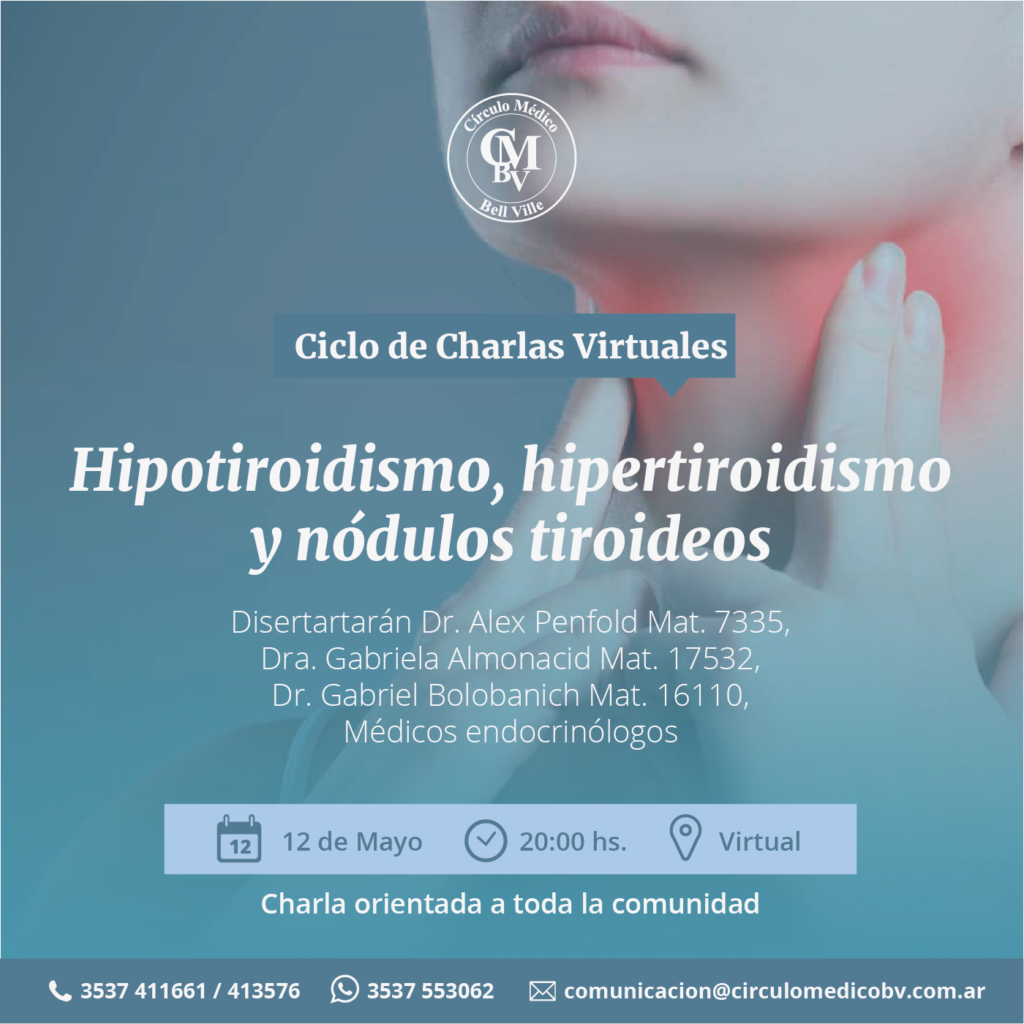 Hipotiroidismo, hipertiroidismo y nódulos tiroideos.