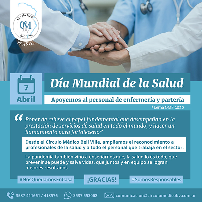 7 de abril – Día Mundial de la Salud.