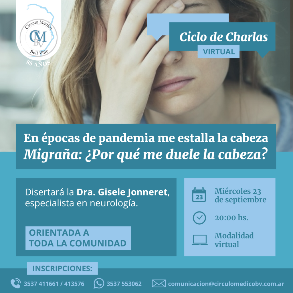 En épocas de pandemia me estalla la cabeza, MIGRAÑA ¿por qué me duele la cabeza?